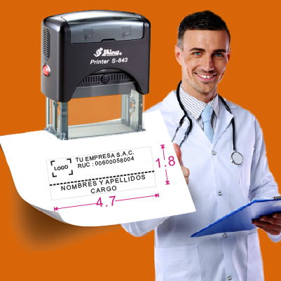Sello shiny s-843 para empresa