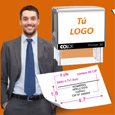 Sello para ingenieros marca colop