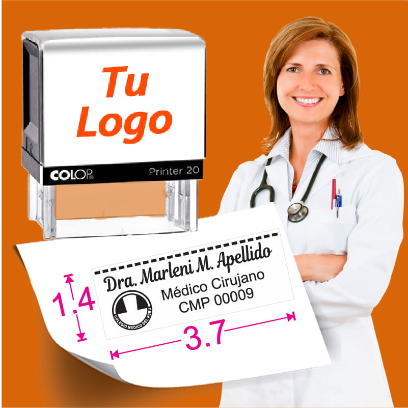 sello personal medico cirujano - colop 20